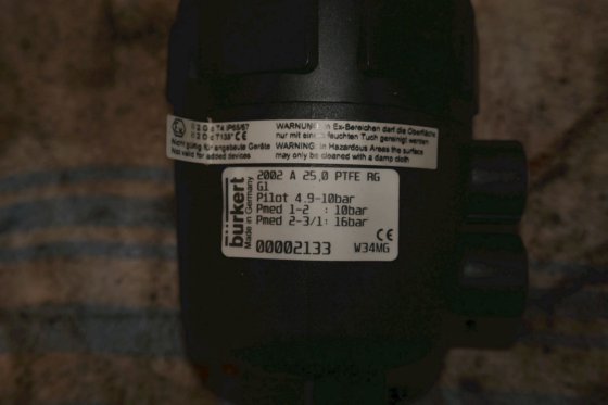 2002 ビュルケルト空気式3/2方弁タイプ2000 G1