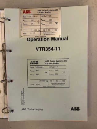 2017年ABB VTR354-11