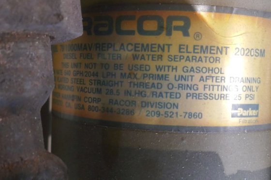 ラコール パーカー ディーゼル燃料フィルター/水セパレーター 79/100MAV