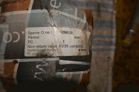 Sperre KV 35 CD1 ノンリターンバルブ