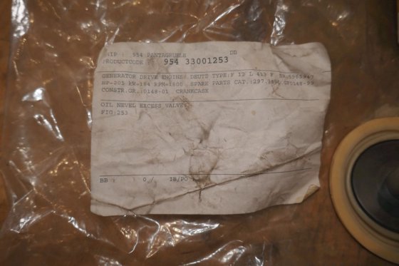 道依茨机油过剩阀