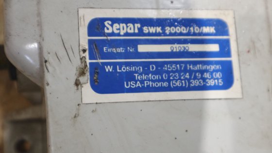 Separ SWK 2000/10/MK
