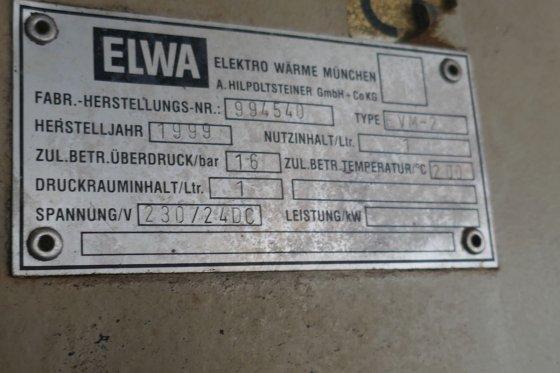 1999 Elwa HFO/MGO 燃油增压器模块