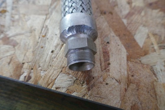 世伟洛克不锈钢编织软管 1''