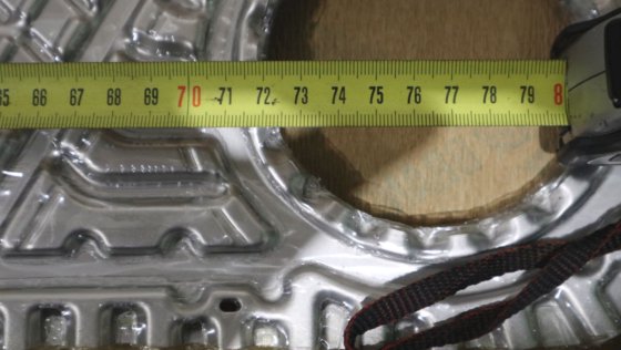 チタン熱交換器プレート 0.5 mm