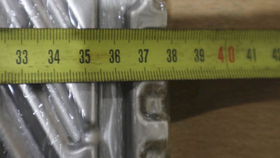 チタン熱交換器プレート 0.5 mm