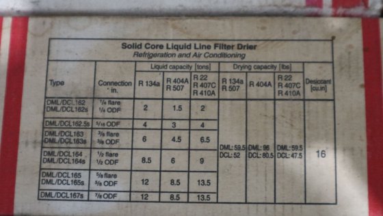 丹佛斯 Eliminator 冷媒干燥过滤器 DCL 164