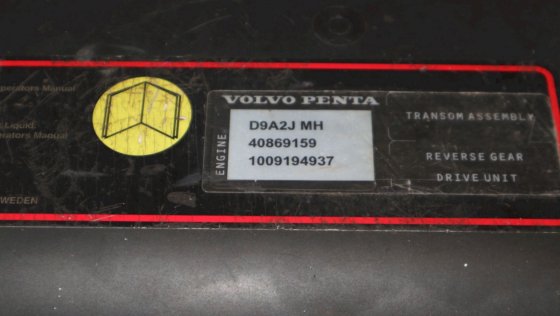 2016 ボルボ・ペンタ D9A2J MH