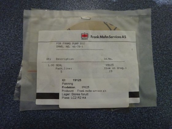 弗拉莫密封件 19125