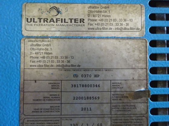 超级过滤器 UD 0370 HP