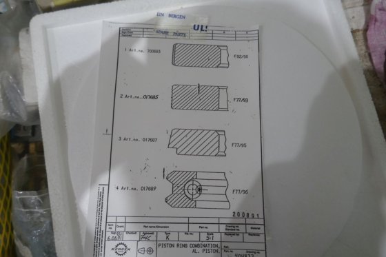Bergen Ulstein 劳斯莱斯活塞环套件 404837