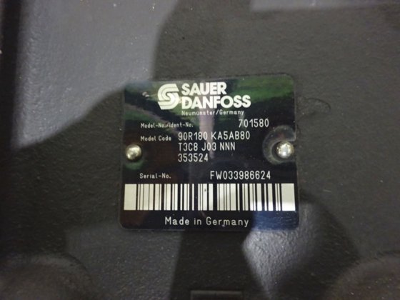 ザウアー ダンフォス油圧軸向ピストンポンプ