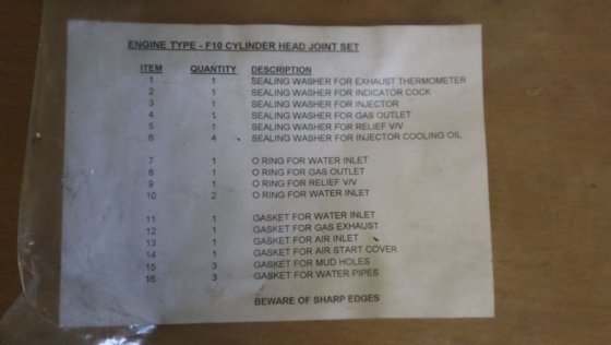 Nohab 极地气缸盖接头套装