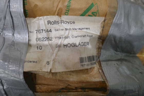 Bergen Ulstein 劳斯莱斯前曲轴螺栓 062262