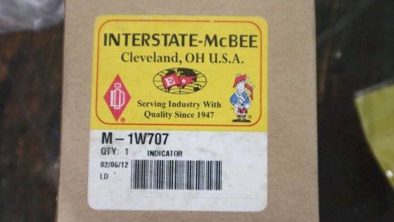 州际-麦克比燃油压力指示器 1W0707