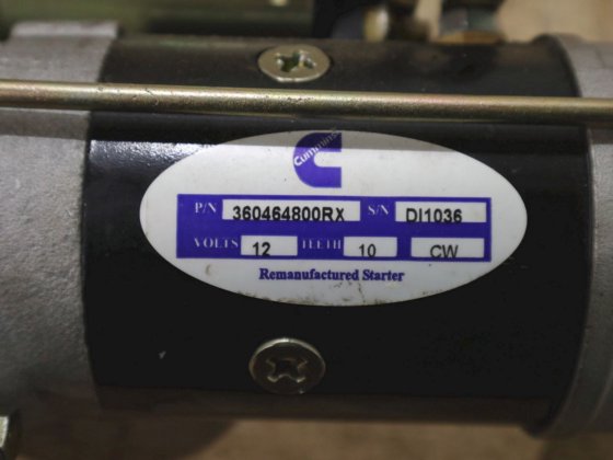 カミンズ12Vスターター