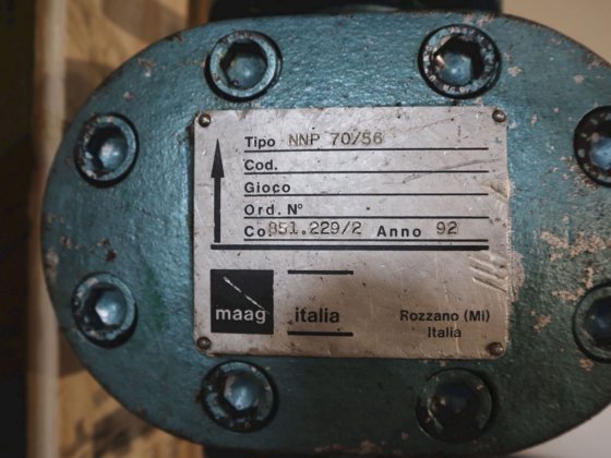1992 Maag NNP70/56 齿轮油泵