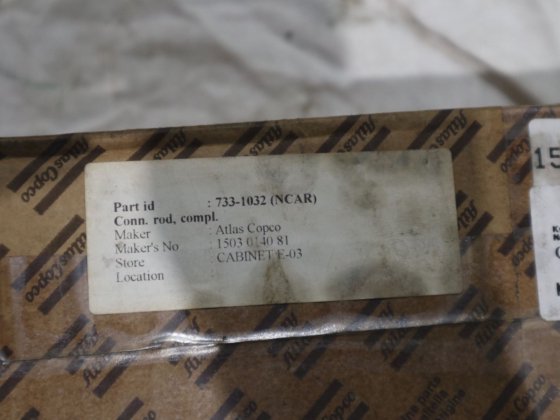 阿特拉斯-科普柯 Conn.杆组件。