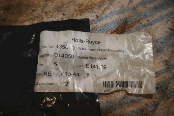 贝尔根乌尔斯坦劳斯莱斯弹簧板上部 014059