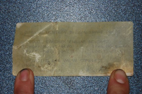 Bergen Ulstein 劳斯莱斯启动空气阀