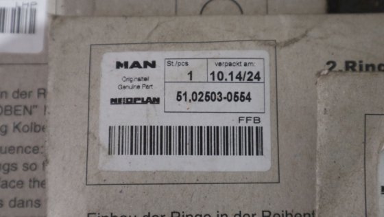 MAN ピストンリング 1-2-3