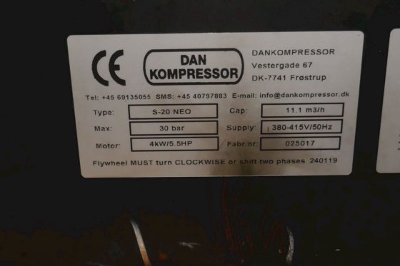 Dan Kompressor S-20 NEO