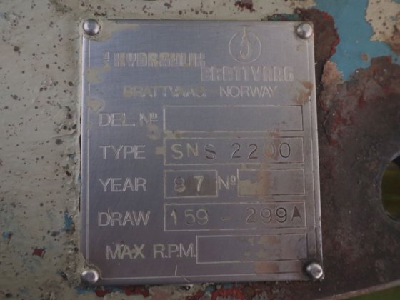 1987 ブラットヴァーグ・オールヴァイラー SNS 2200