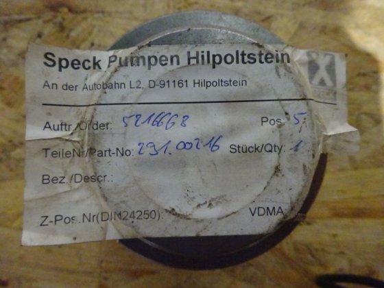 Accouplement flexible Speck Pumpen