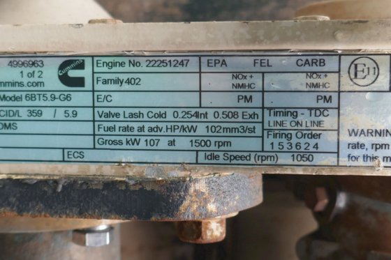 2017 康明斯 6BT5.9-G6