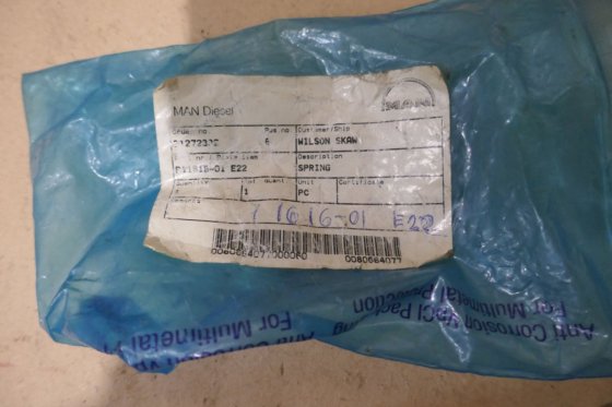 MAN B&W 阿尔法弹簧缸盖 11616-01 E22