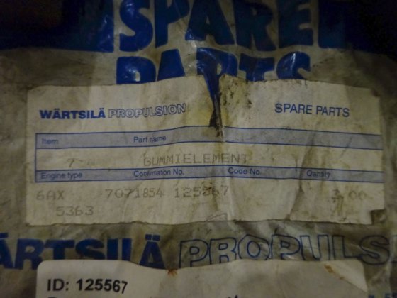 Élément en caoutchouc Wichmann