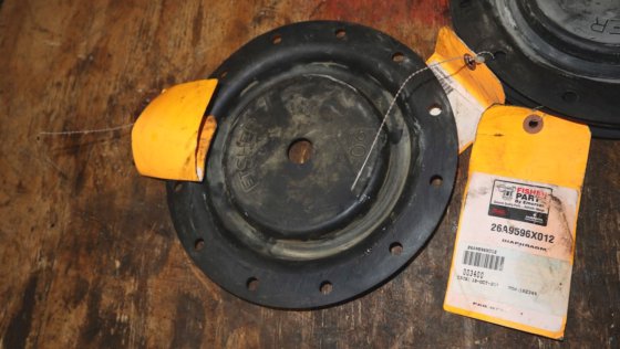 フィッシャー・バイ・エマーソン ダイアフラム 26A9596x012 バルブ357用