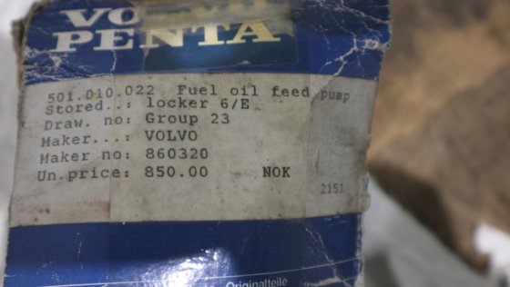 沃尔沃遍达燃油进油泵 860320