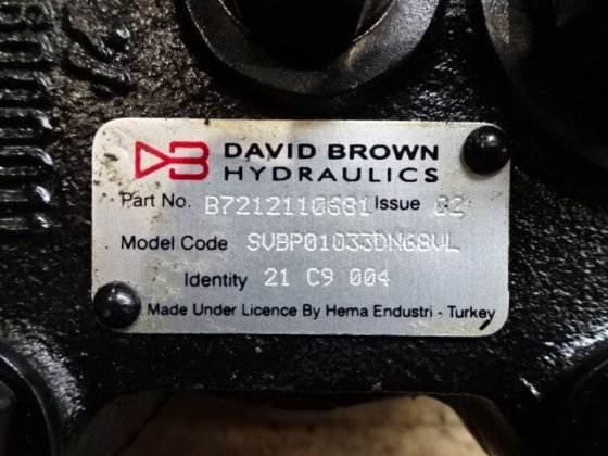 デビッドブラウン油圧機器 SVBP0133DN68VL