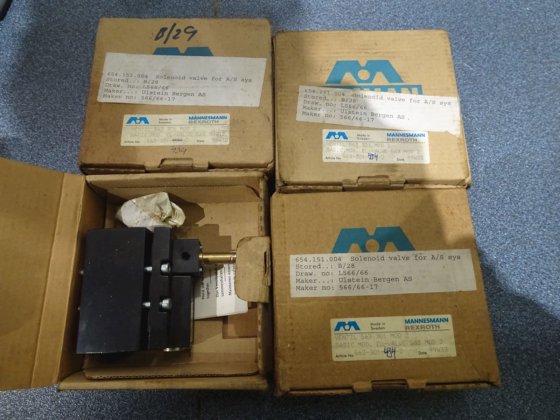 ベルゲン ウルスタイン ロールスロイス A/Sシステム用ソレノイドバルブ