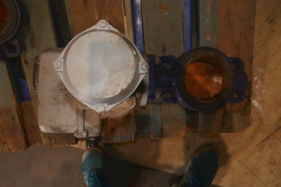 Bernards 蝶阀 DN 100 电动执行机构