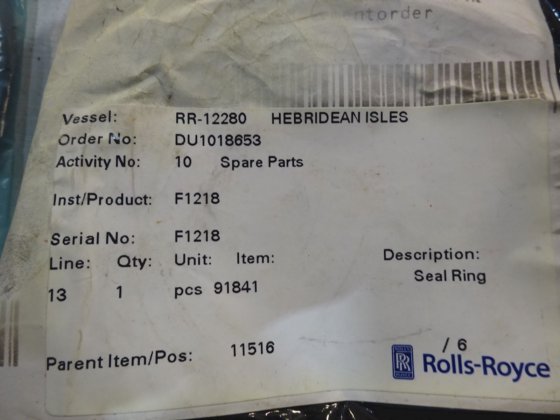 卑尔根阿尔斯坦轮船劳斯莱斯备件混合