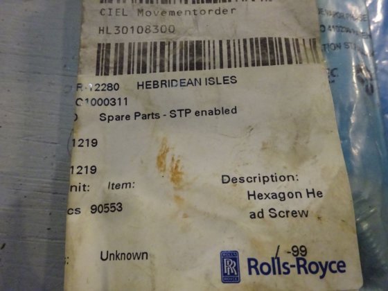 卑尔根阿尔斯坦轮船劳斯莱斯备件混合