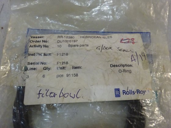 卑尔根阿尔斯坦轮船劳斯莱斯备件混合