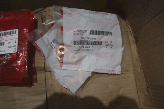 五十铃喷嘴套件支架、喷嘴损伤和垫圈