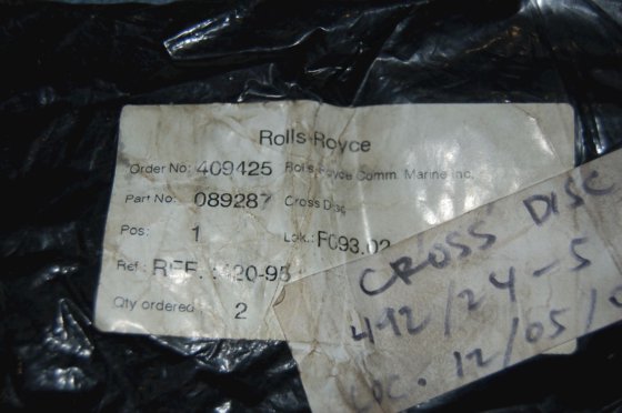 贝尔根乌尔斯坦劳斯莱斯十字盘，起动空气分配器