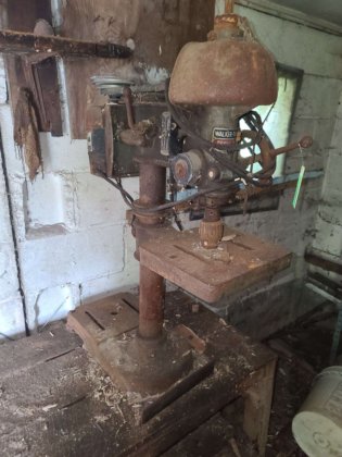 Walker-Turner Drill Press, Untested, Needs
