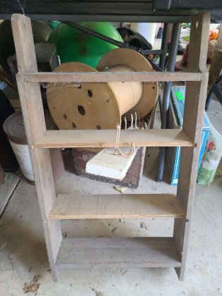 Spool, Crate, Shelf, And Hooks