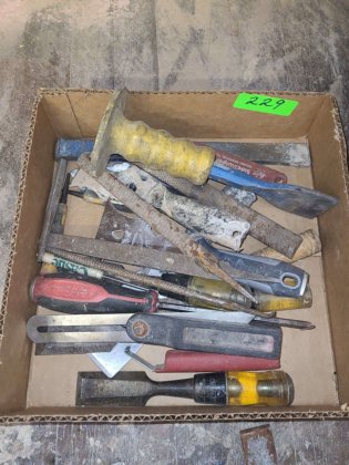 Files, Prybar, And Chisels