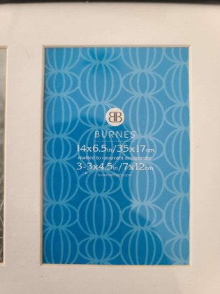 Three Triple Window Picture Frames