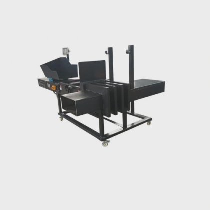 計量システム付き衣類ぼろきれ袋詰め機