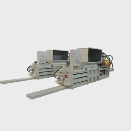 半自動水平ベーラーマシン