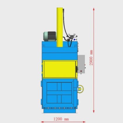 工場販売のためのペットボトルベーラーマシン