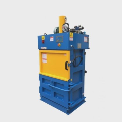 縦型ダンボール梱包プレス機