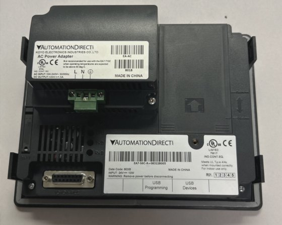 AUTOMATIONDIRECT,EA7-S6C-R+08322B005,OPERATOR INTERFACE TOUCHSCREEN PANEL